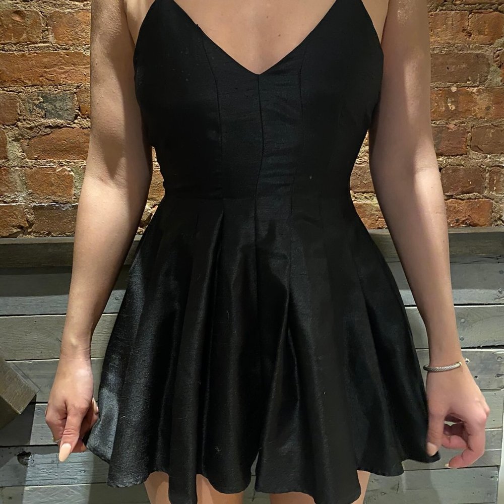 Keepsake the Label Mini Romper Dress in Black